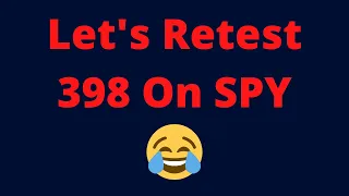 Reshort At 398 Please // SP500 Nasdaq 100 SPY Stock QQQ IWM Stock Market Analysis