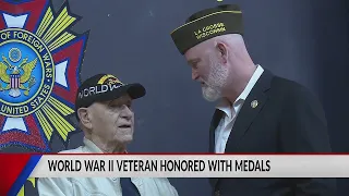 World War II Veteran honored with medals