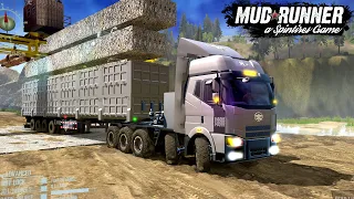 Spintires MudRunner : FAW KAMAZ Dump Truck Off-road | MOD CAR 2022