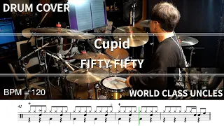 FIFTY FIFTY - Cupid (Twin Ver.) [ drum cover, score, drum sheet ]