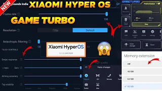 120 FPS 🔥XIAOMI HYPER OS REDMI NOTE 12 PRO GAME TURBO SETTINGS ✅ 60Fps Constant + Voice Changer