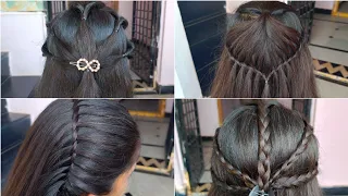 4 different types of Hairstyle on the occasions #Bridal Hairstyle tutorials
