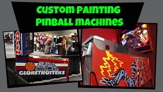 Painting Pinball Cabinets with Stencils - The sort of podcast-like video with pictures and stuff.