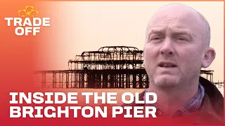 Drew Finds Treasures Inside The Old Brighton Pier | Salvage Hunters | Trade Off