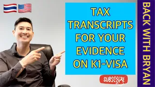 K1-Visa 2023. Tax Transcripts Needed for the I-134 Forms & Evidence. #k1visa #backwithbryan