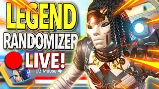 🔴 LIVE - How many wins can an Apex Predator get using a legend Randomizer? (No Fills)