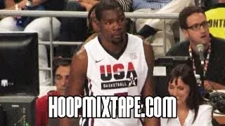 Kevin Durant Goes OFF At Olympic Exhibitions!!! USAB Hoopmixtape!