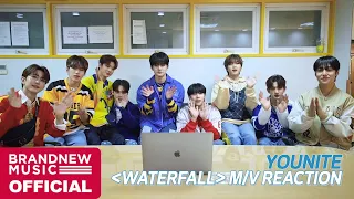 YOUNITE 'WATERFALL' MV REACTION [ENG/JPN SUB]