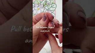 Easiest way to thread a needle - the Pinch Method - quick 20 sec vid