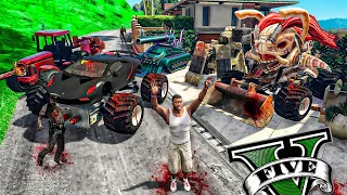 ROBANDO COCHES ZOMBIE en GTA 5!