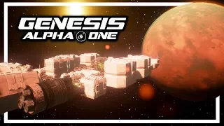 *NEW* Surviving in Space within my Custom Made Spaceship! (Genesis: Alpha One PC Gameplay Part 1)