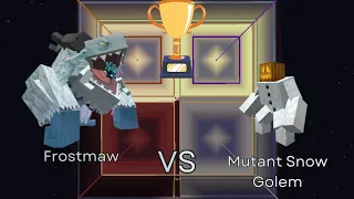 Frostmaw vs Mutant Snow Golem