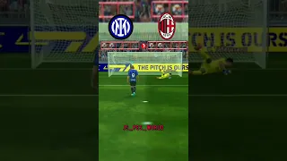 Inter Milan vs AC Milan 💫 (penalty shootout🔥)|| efootball 2023 mobile||#shorts #pesshorts