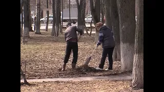 Первый общегородской субботник прошел в Йошкар-Оле