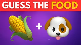 Guess the FOOD by Emoji? 🍔  Food And Drink By Emoji | quiz golden