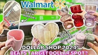 *HUGE* Walmart Dollar Shop SPRING 2024 | SHOP WITH ME | Home Decor MUST HAVES | SHOPPING VLOG