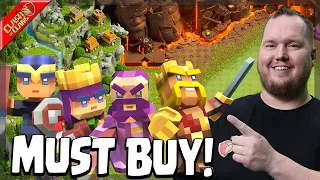 These NEW Pixel Skins are 8 Bit Bundles of awesome! - Clash of Clans