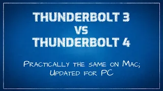 Confused About Thunderbolt? OWC Larry Explains Thunderbolt 4 vs Thunderbolt 3