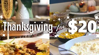 DOLLAR TREE THANKSGIVING DINNER | DOLLAR TREE MEALS 2020