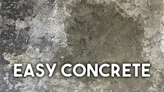 How to create and paint realistic looking concrete for your diorama