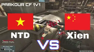 PARKOUR CF 1V : NTD(META_Dustin) VS XIEN Master China(P4KYOUK4PR3) | Master VN VS Master CHINA