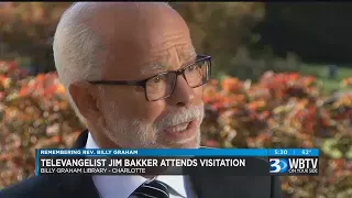 Fallen PTL pastor Jim Bakker recalls prison visit from Rev. Billy Graham