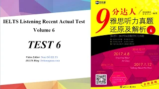 IELTS Listening Actual Test Volume 6 - Test 6