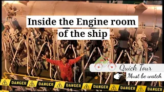 INSIDE THE ENGINE ROOM OF THE SHIP !! EXPLORING THE ENGINE ROOM || Vlog | Mayur Tandel | BAAGHIBOI