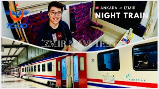 Night Train Across Turkey - $50 Private Sleeping Cabin Ankara to Izmir in TCDD TVS2000 railcar