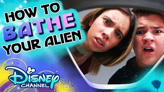 How to Bathe Your Alien 🛀 | Babysitting 101 | Gabby Duran & the Unsittables | Disney Channel