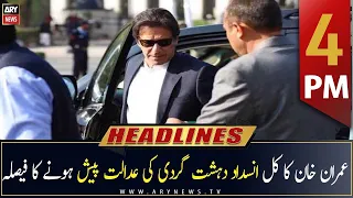 ARY News Headlines | 4 PM | 24th August 2022