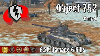 Object 752  |  6,8K Damage 6 Kills  |  WoT Blitz Replays