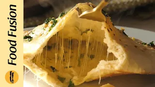 Cheesy Garlic Naan
 Recipe By Food Fusion