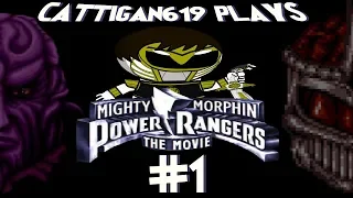 Cattigan619 Plays: Mighty Morphin Power Rangers: The Movie (Sega Megadrive/Genesis) pt1
