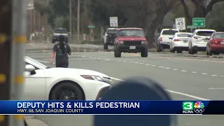 Pedestrian dies after hit by San Joaquin County deputy in crash, officials say