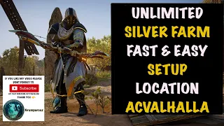UNLIMITED SILVER FARM SETUP & LOCATION IN ACValhalla #youtube #youtubechannel #youtuber