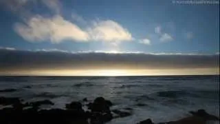 (Nature Relaxation Video) Pebble Beach Sunset - Carmel, California - 1080p HD Just Nature Sounds