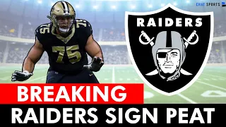 BREAKING NEWS: Raiders Signing OT Andrus Peat In NFL Free Agency | Reaction + Contract Details