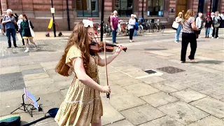 Bella Ciao - Violin Cover by Holly May (Street Performance)