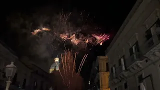 Ragusa 26 Maggio 24 Rientro Processione S. Giorgio e Spettacolo Piromusicale FRATELLI VACCALLUZZO 4K