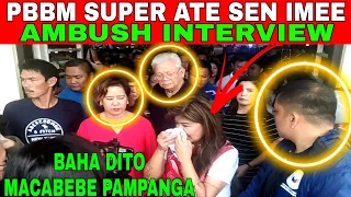 PBBM SUPER ATE SEN IMEE MARCOS PATULOY ANG PAG TULONG AMBUSH INTERVIEW