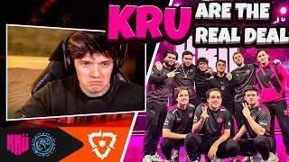 Sliggy Reacts to KRU Esports vs Leviatán | VCT Americas Last Chance Qualifier 2023