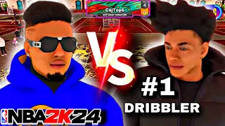 I Played Against The #1 DRIBBLER On NBA 2K24 CURRENT GEN…😱