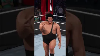 André the Giant Hits Sliding D To Alexa Bliss | WWE 2K22 #shorts