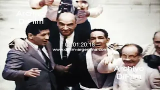 Willie Pep vs Jackie Lennon (26.4.1965) - Highlights Colorized