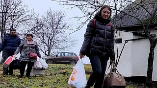 Украинское село 🌻🌻🌻Пришлось оставить машину , дорогу развезло!