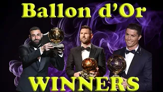 Ballon d'Or Winners 1956 - 2023. FOOTBALL FANS!