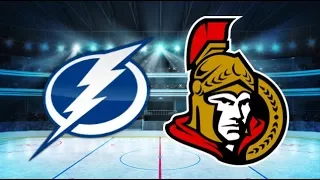 Tampa Bay Lightning vs Ottawa Senators (3-6) – Jan. 7, 2018 | Game Highlights | NHL 2018