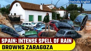 Spain Flash Floods: Heavy downpour in Zaragoza leads to flash floods | Oneindia News