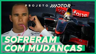 5 VEZES EM QUE GRANDES EQUIPES ERRARAM A MÃO EM NOVOS REGULAMENTOS DA F1